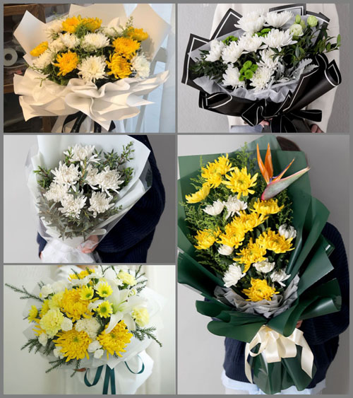 山东青岛平度市灰埠镇沙窝刘家村白事花束代送